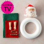  Fabric Father Christmas Wreath Kit
